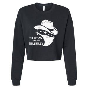 IM Voting For The Outlaw And The Hillbilly 2024 Cowboy Cropped Pullover Crew