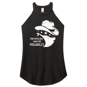 IM Voting For The Outlaw And The Hillbilly 2024 Cowboy Women's Perfect Tri Rocker Tank