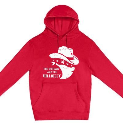 IM Voting For The Outlaw And The Hillbilly 2024 Cowboy Premium Pullover Hoodie