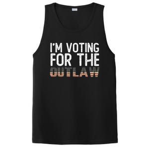 IM Voting For The Outlaw Meaningful Gift Fourth Of July Trump 2037 Gift PosiCharge Competitor Tank