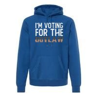 IM Voting For The Outlaw Meaningful Gift Fourth Of July Trump 2037 Gift Premium Hoodie