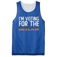 IM Voting For The Outlaw Meaningful Gift Fourth Of July Trump 2037 Gift Mesh Reversible Basketball Jersey Tank