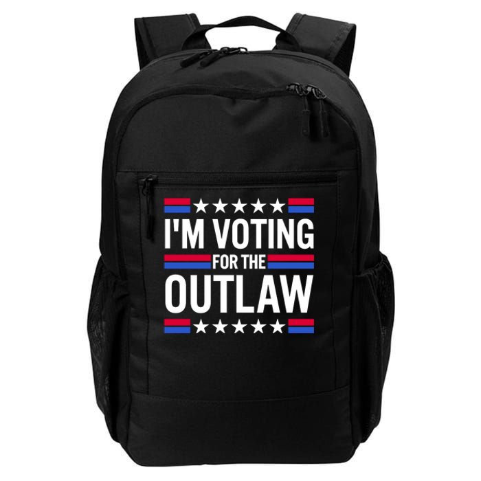 Im Voting For The Outlaw Funny Trump Daily Commute Backpack