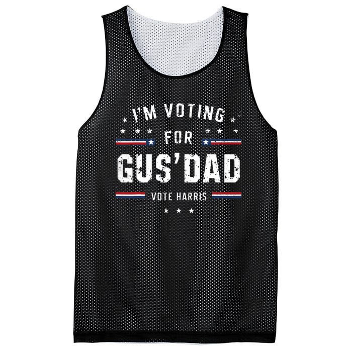 Im Voting For Gus Dad Harris Walz 2024 Mesh Reversible Basketball Jersey Tank