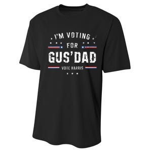 Im Voting For Gus Dad Harris Walz 2024 Performance Sprint T-Shirt