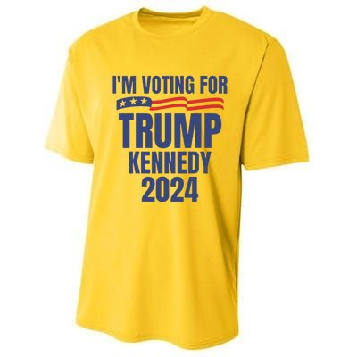 IM Voting For Trump And Kennedy 2024 Performance Sprint T-Shirt