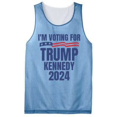 IM Voting For Trump And Kennedy 2024 Mesh Reversible Basketball Jersey Tank