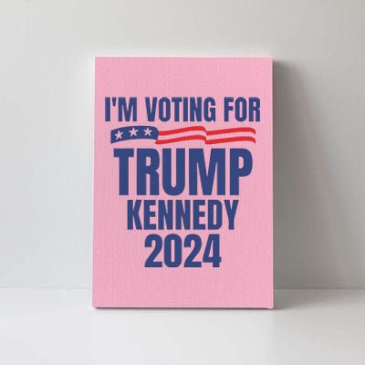 IM Voting For Trump And Kennedy 2024 Canvas