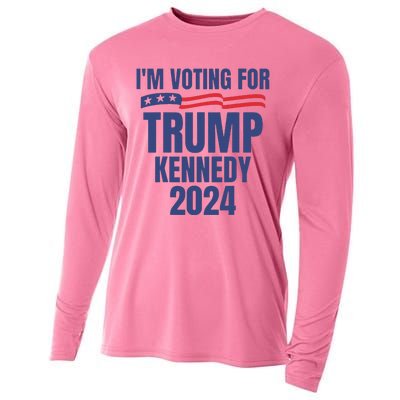 IM Voting For Trump And Kennedy 2024 Cooling Performance Long Sleeve Crew