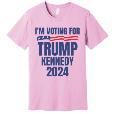 IM Voting For Trump And Kennedy 2024 Premium T-Shirt