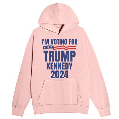 IM Voting For Trump And Kennedy 2024 Urban Pullover Hoodie