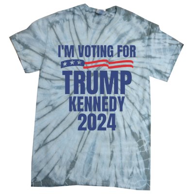 IM Voting For Trump And Kennedy 2024 Tie-Dye T-Shirt