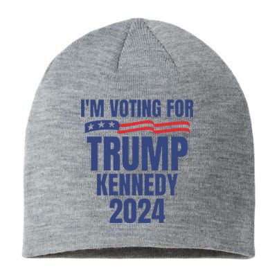 IM Voting For Trump And Kennedy 2024 Sustainable Beanie