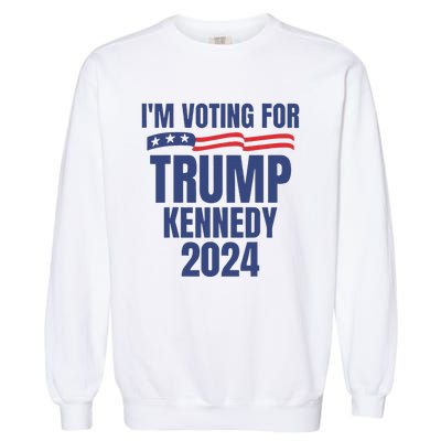 IM Voting For Trump And Kennedy 2024 Garment-Dyed Sweatshirt