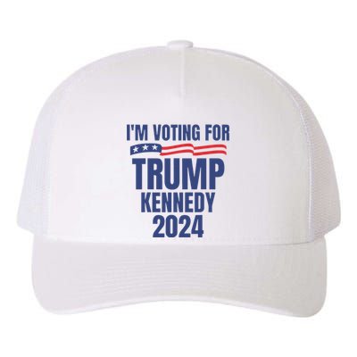 IM Voting For Trump And Kennedy 2024 Yupoong Adult 5-Panel Trucker Hat