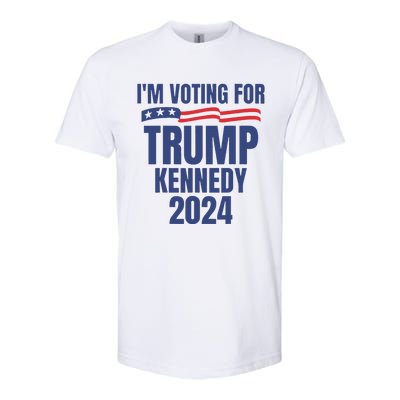 IM Voting For Trump And Kennedy 2024 Softstyle CVC T-Shirt