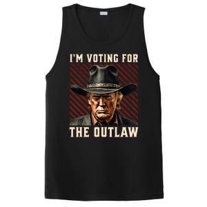 IM Voting For The Outlaw Wanted For President Trump 2024 PosiCharge Competitor Tank