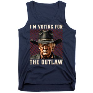 IM Voting For The Outlaw Wanted For President Trump 2024 Tank Top