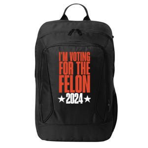 IM Voting For Felon Conviction City Backpack