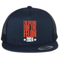 IM Voting For Felon Conviction Flat Bill Trucker Hat