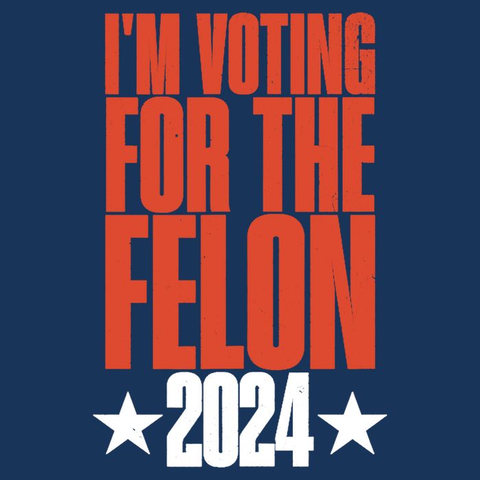 IM Voting For Felon Conviction Flat Bill Trucker Hat