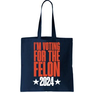 IM Voting For Felon Conviction Tote Bag