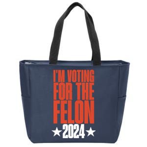 IM Voting For Felon Conviction Zip Tote Bag