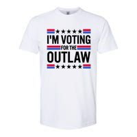 Im Voting For The Outlaw Funny Trump Softstyle CVC T-Shirt