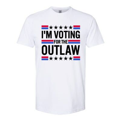 Im Voting For The Outlaw Funny Trump Softstyle CVC T-Shirt