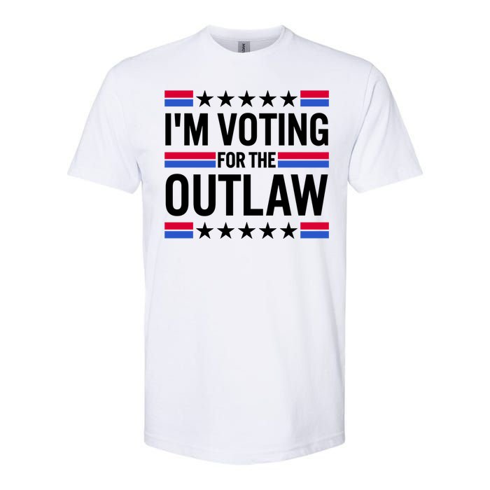 Im Voting For The Outlaw Funny Trump Softstyle CVC T-Shirt