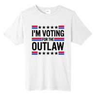 Im Voting For The Outlaw Funny Trump Tall Fusion ChromaSoft Performance T-Shirt