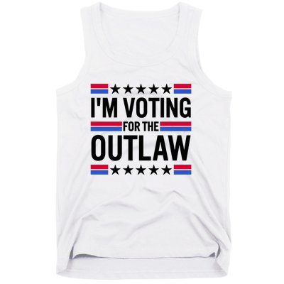 Im Voting For The Outlaw Funny Trump Tank Top