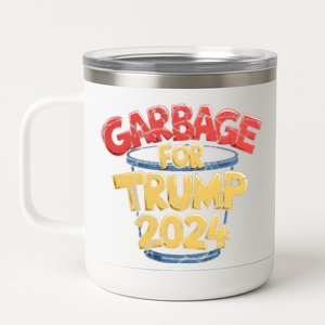 IM Voting For Trump Vance Outlaw Hillbilly 12 oz Stainless Steel Tumbler Cup