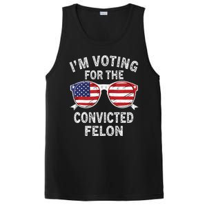 IM Voting For The Convicted Felon Funny Pro 2024 PosiCharge Competitor Tank