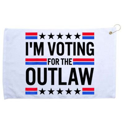 IM Voting For The Outlaw Grommeted Golf Towel