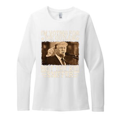 Im Voting For The Outlaw Not Sniffer Vote Trump 24 Womens CVC Long Sleeve Shirt