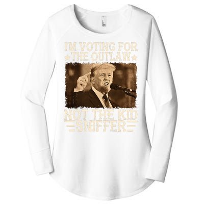 Im Voting For The Outlaw Not Sniffer Vote Trump 24 Women's Perfect Tri Tunic Long Sleeve Shirt