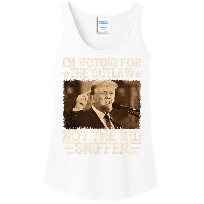 Im Voting For The Outlaw Not Sniffer Vote Trump 24 Ladies Essential Tank