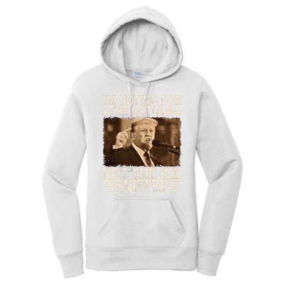 Im Voting For The Outlaw Not Sniffer Vote Trump 24 Women's Pullover Hoodie