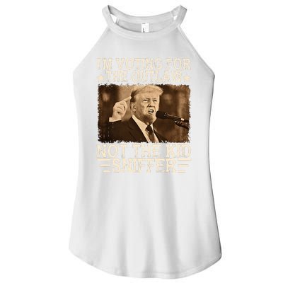 Im Voting For The Outlaw Not Sniffer Vote Trump 24 Women's Perfect Tri Rocker Tank