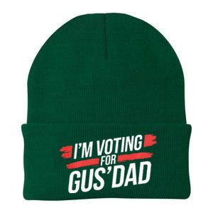 IM Voting For Gus Dad Harris Walz Knit Cap Winter Beanie