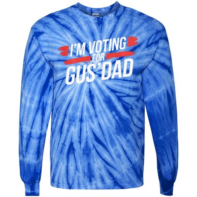 IM Voting For Gus Dad Harris Walz Tie-Dye Long Sleeve Shirt