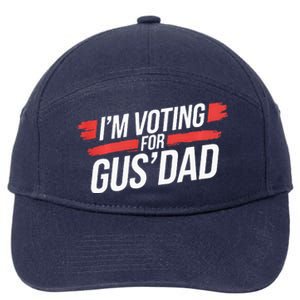 IM Voting For Gus Dad Harris Walz 7-Panel Snapback Hat