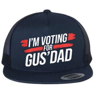 IM Voting For Gus Dad Harris Walz Flat Bill Trucker Hat