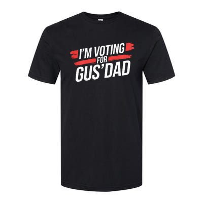 IM Voting For Gus Dad Harris Walz Softstyle CVC T-Shirt