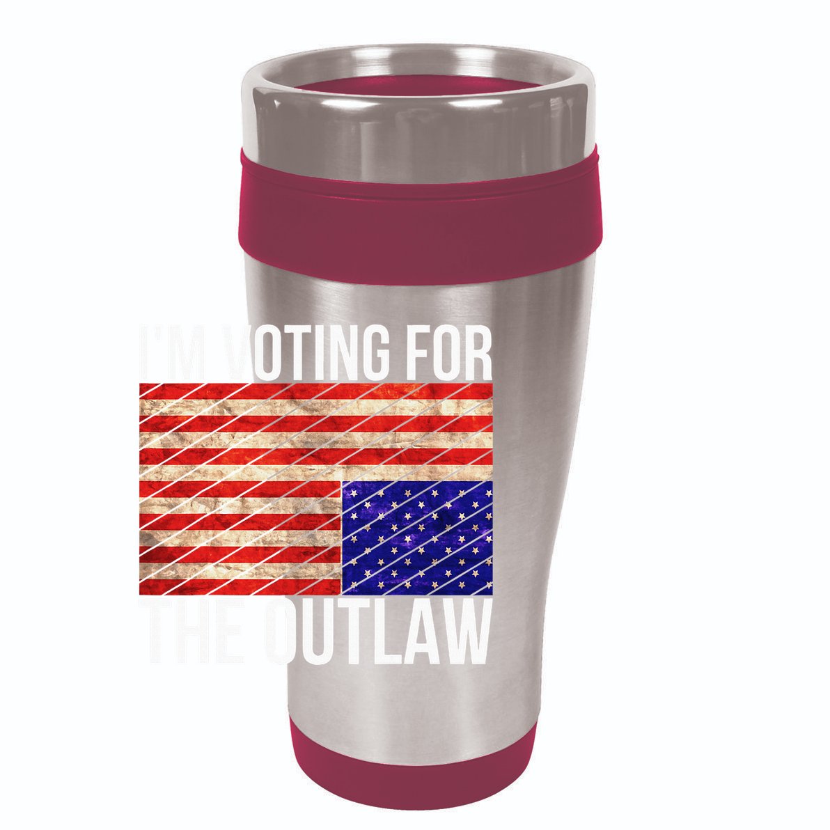IM Voting For The Outlaw President Funny Election 15oz Campfire Ceramic Mug