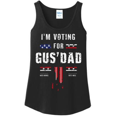 IM Voting For Gus Dad Ladies Essential Tank