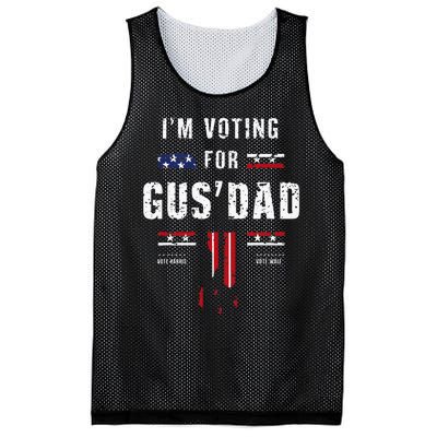 IM Voting For Gus Dad Mesh Reversible Basketball Jersey Tank