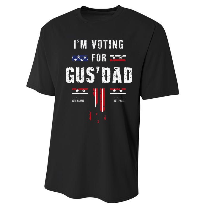 IM Voting For Gus Dad Performance Sprint T-Shirt