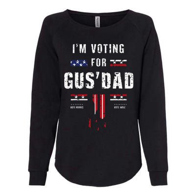 IM Voting For Gus Dad Womens California Wash Sweatshirt